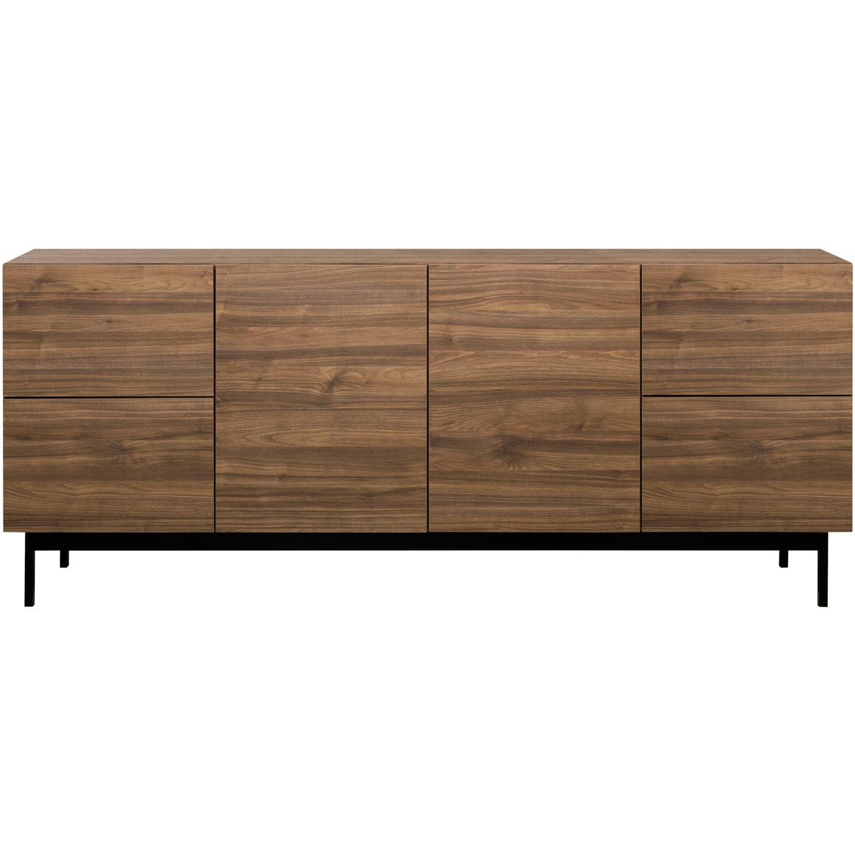Lakeus senkki nro 6. 197 cm ruskea, metallinen jalkasokkeli