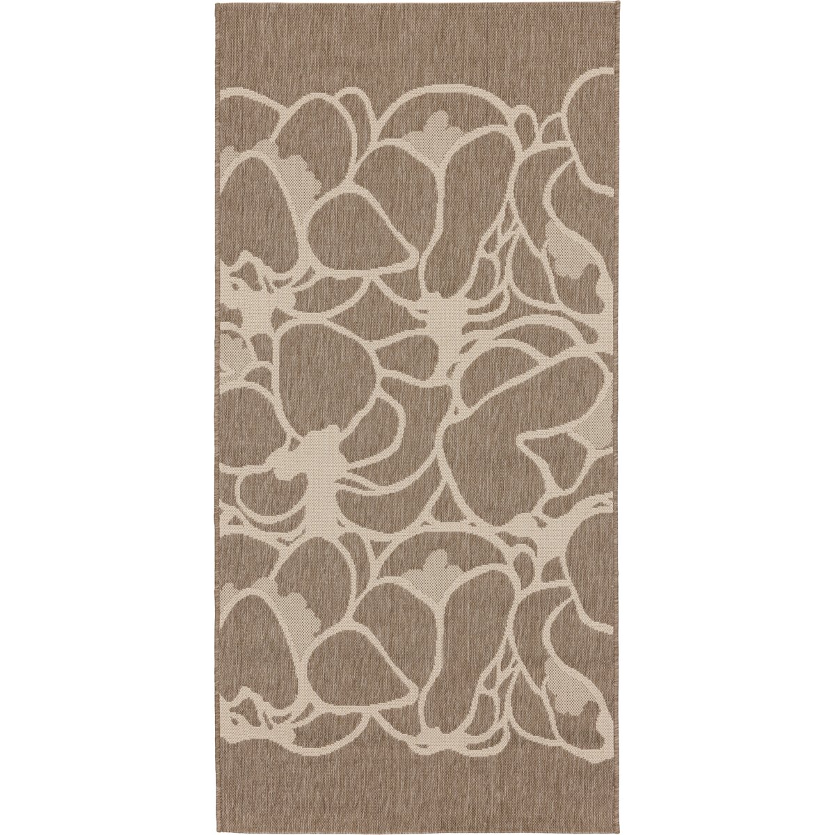 Vallila Makeba Flat matto 100x200cm beige/valkoinen (sisä- ja ulkokäyttöön)