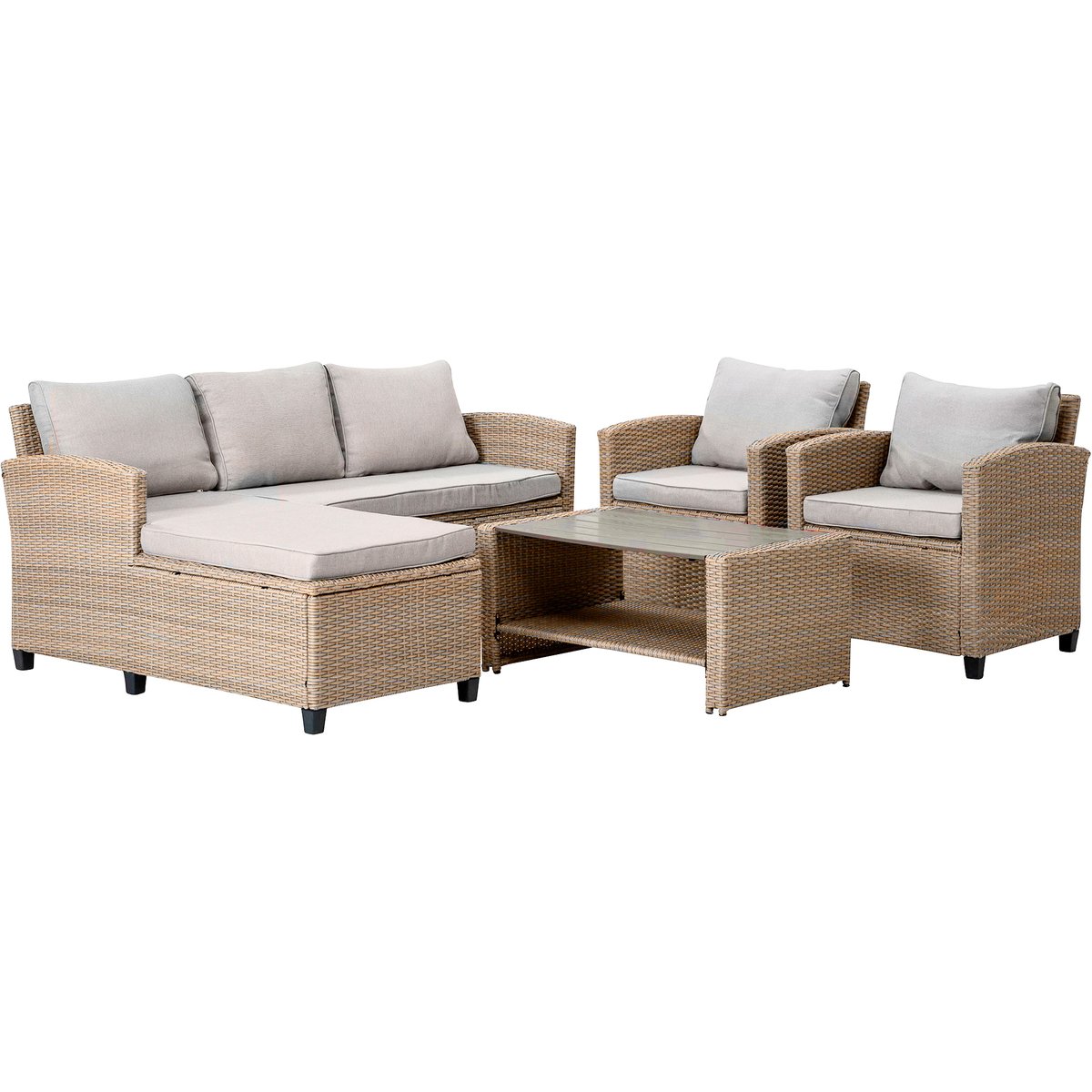 Savona sohvaryhmä ulos harmaa/beige