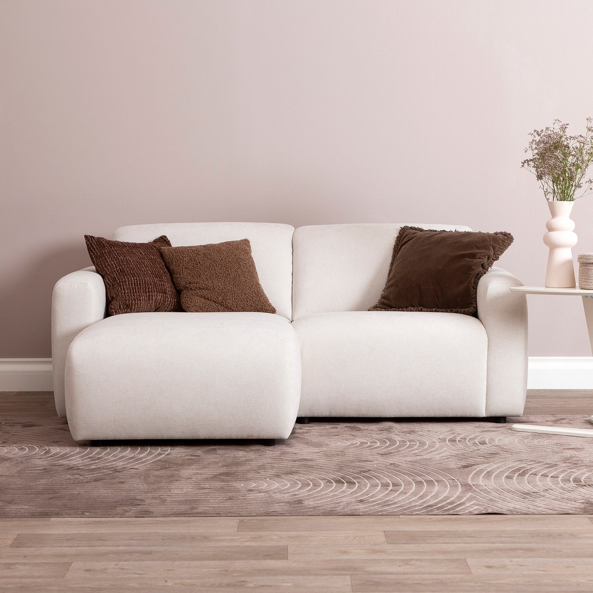 Basel 2-istuttava divaanisohva vasen, beige