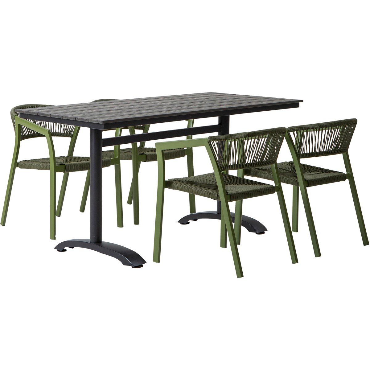 Dakota & Elegance ruokailuryhmä 130x70 neljälle